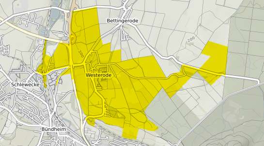 Immobilienpreisekarte Bad Harzburg Westerode